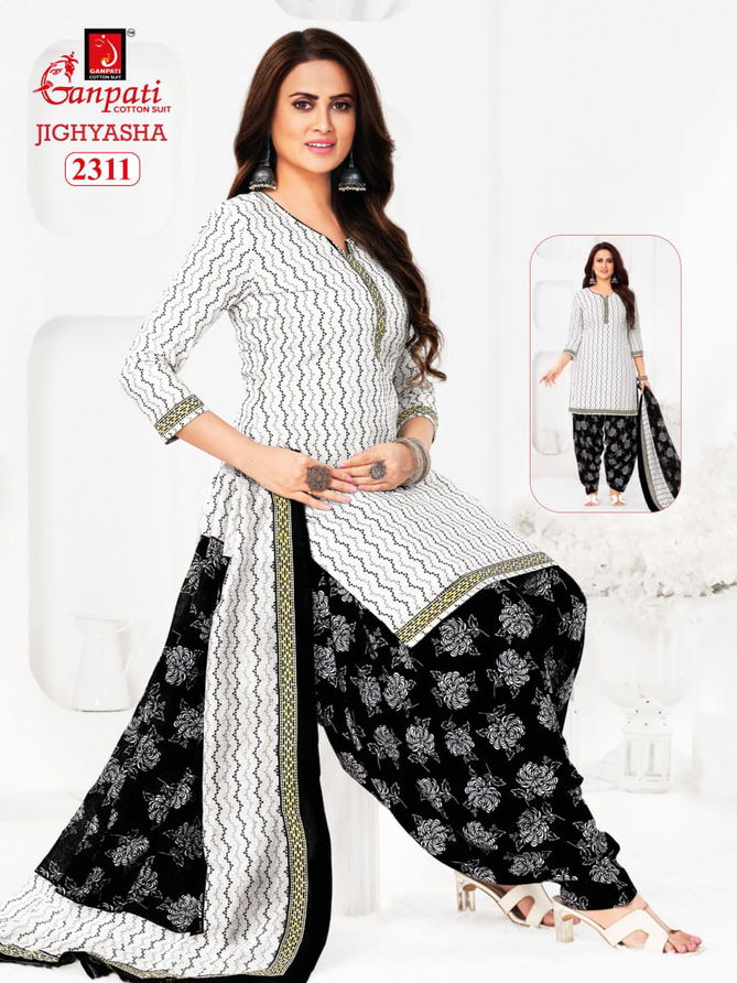 Jighyasha 23 By Ganpati Cotton Printed Dress Material Suppliers In India